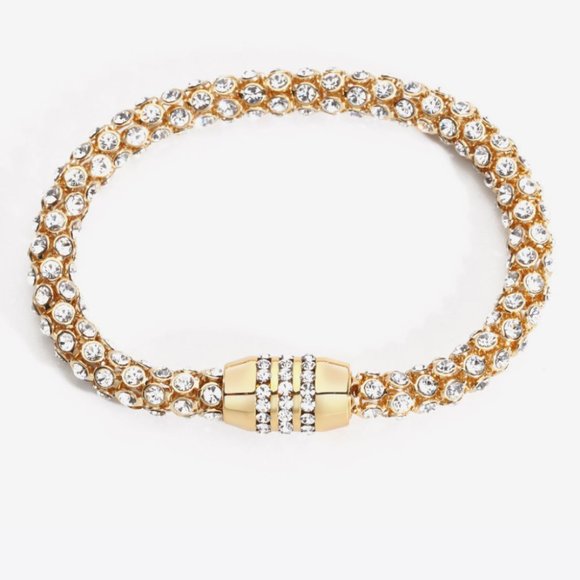 Inlaid Rhinestone Copper Bracelet For Women - Picture 4 of 9